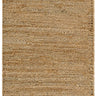 Jute Soumak Hand Woven Flatweave Modern Plain Rug in Natural - Runner 66x200 cm (2'1"x6'6")