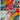 Consept Looms Art105 Multi Pictorial Pop Multicoloured Polypropylene Abstract Floral Rug
