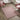 URCO Luxe Faux Fur Super Blush Pink Shaggy Textured Plain Rug