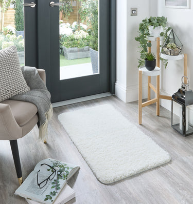 Origins My Ivory Washable Non-Slip Polypropylene Shaggy Rug - X-Small 60x100 cm (2'x4')