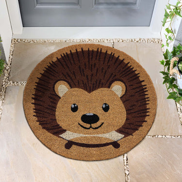 My Printed Coir Hedgehog Non-Slip Doormat 60x60 cm