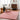 Cloudy Shaggy Solid Color Pink & Prism Pink Rug