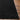 Cloudy Shaggy Solid Color Black Rug