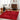 Cloudy Shaggy Solid Color Red Rug