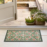 My Nylon Pattern Pink Botanical Washable Non-Slip Bordered Doormat - Small 50 x 75 cm (2'x2'5")