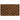 Printed Latex Backed Coir Black Scallop Doormat 45x75 cm