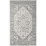 Chester Vintage Traditional Boho Oriental Grey, Charcoal & Light Beige Rug - Small 80x150 cm (2'7'' x 4'11'')
