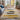 City Modern Runner Skandi Yellow, Mustard & Black Rug