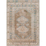 Colin Vintage Traditional Washable Runner Oriental Brown, Light Beige & Blue Rug - Medium 120x170 cm (3'11'' x 5'7'')