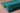 URCO Luxe Faux Fur Super Teal Shaggy Textured Plain Rug