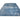 Asiatic London Beau Blue Short Pile Cotton Chenille Abstract Rug