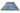 Asiatic London Beau Blue Short Pile Cotton Chenille Abstract Rug