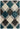 Origins 3D Geo Silky Diamond Teal Blue Hand-Carved Shaggy Geometric Rug