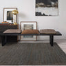 Oakley Hand Woven Rug Natural Braided Jute Modern Plain Charcoal Rug - Medium 120x170 cm (4'x5'6")