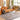 Colin Vintage Brown Charcoal Washable Wool Cotton Chenille Rug - X-Large 200x275 cm (6'7"x9')