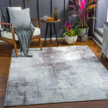 Wanderlust 2325 Grey Jute Abstract Scandi Rug - Medium 120x170 cm (4'x5'6")