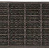 Coir Mud Dirt Scraper Eco-Friendly Latex Backing Black Doormat 40x60 cm
