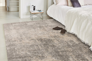 Asiatic London Dream DM05 Dark Grey Beige Art Polypropylene Shaggy Abstract Rug 200x290 cm - X-Large 200x290 cm (6'7"x9'6")