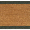 My Printed Coir Border Green Indoor Outdoor Non-Slip Bordered Doormat - 60x90cm (2x3')