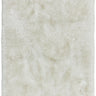Plush Plain Shaggy High Pile Thick Silky Fluffy Soft Hand Woven White Rug - Medium 120x170 cm (4'x5'6")