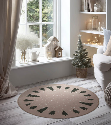 Merry Christmas Tree Washable Non-Slip Doormat