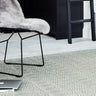 Sloan Hand Woven Flatweave Ethnic Rug or Runner in Silver - Small 100x150 cm (3'4"x4'11")