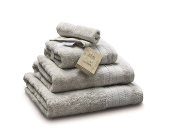 Hug Luxury Face Bath Grey Washable Cotton Plush Towel - Face Towel 30x30 cm