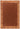 Ascot Modern Plain Hand Woven Wool Viscose Bordered Rust Brown Rug