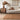 Naturi Hand Woven Jute Rug Reversible Checkerboard Flatweave Rug in Rust Natural - Medium 120x170 cm (4'x5'6")