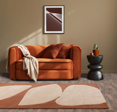 Asiatic London Canvas Collage Retro Tufted Brown Handmade Wool Abstract Geometric Rug - Medium 120x170 cm (4'x5'6")