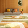 Asiatic London Romy Retro Hand-Tufted Green Wool Modern Soft Rug - Medium 120x170 cm (4'x5'6")