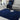 URCO Luxe Faux Fur Super Navy Blue Shaggy Textured Plain Rug - X-Small 60x100 cm (2'x4')