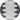 Eagean Modern Black, Off-White & Charcoal Rug - Round 160x160 cm (5'3'' x 5'3'')