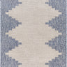Eagean Global Blue, Oatmeal & Gray Rug - Medium Plus 130x180 cm (4'3'' x 5'11'')