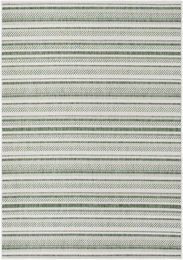Eagean Global Green, GrassGreen & Ivory Rug - Design EAG2422 - Medium Plus 130x180 cm (4'3'' x 5'11'')