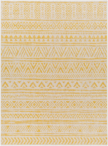 Eagean Global Yellow, Mustard & Ivory Rug - Design EAG2431 - Medium Plus 130x180 cm (4'3'' x 5'11'')