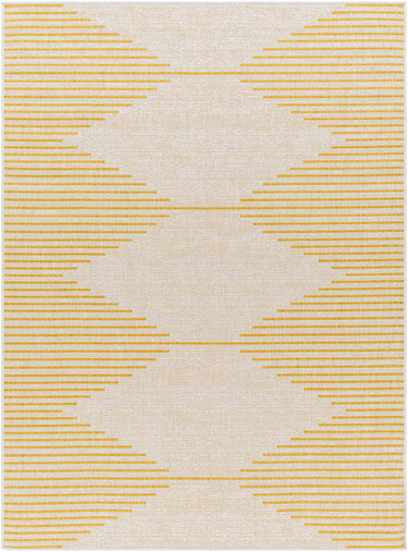 Eagean Global Yellow, Mustard & Ivory Rug - Design EAG2433 - Medium Plus 130x180 cm (4'3'' x 5'11'')