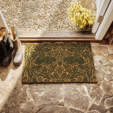 Brer Rabbit Garden Green Coir Doormat English Heritage Welcome Mat