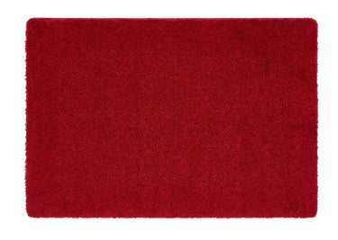 Howler & Scratch Washable Non Slip Shaggy Rug in Red - X-Small 60x100 cm (2'x4')