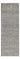 Ives Hand Woven Chenille Flatweave Natural Waves Heringbone Rug in Black White