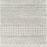 Elaziz Geometric Global Vintage Grey, Ivory & Charcoal Rug - Medium 120x170 cm (3'11'' x 5'7'')