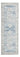 Origins Venice Bordered Classic Blue Washable Non-Slip Cotton Chenille Rug