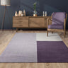 Blox Heather Hand Made Wool Geometric Blocks Rug - Medium 120x170 cm (4'x5'6")