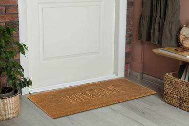 Asiatic London Welcome DO05 Coir Indoor Outdoor Non-Slip Doormat 40x120 cm