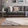 Asiatic London Mirage Oasis Marbled Texture Grey Polypropylene Abstract Textured Rug - Small 80x150 cm (2'6"x5')