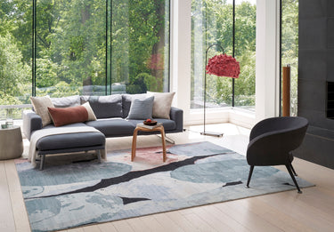 Silk Shadows Wool Hand Made Rug in Blush Pink by Nourison - X-Large 236x297 cm (8'x10')