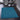 Origins My Teal Blue Washable Non-Slip Polypropylene Shaggy Rug