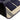 Fable Navy Blue Hand-Tufted Wool Checked Rug - Angle 3