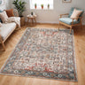 Ankara AKR2326 Antique Multicolour Area Polypropylene Oriental Traditional Vintage Rug - Large 140x200 cm (4'8"x6'7")