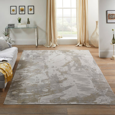 Consept Looms Skyline SK102 Ivory Grey Abstract Modern Soft Hallway Runner Rug - Small 80x150 cm (2'6"x5')